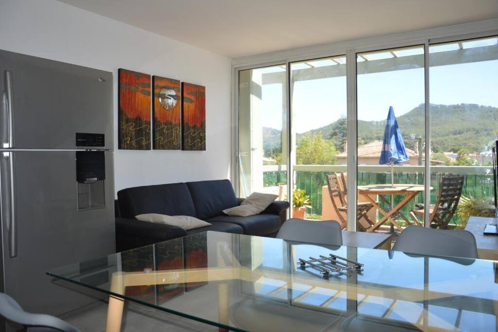 Le Sof Paradis Grand T2 Sur La Plage Des Lecques Saint-Cyr-sur-Mer Bagian luar foto